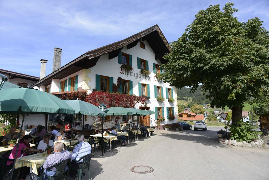 Alpengasthof Zur Post Hotel Schattwald Buitenkant foto