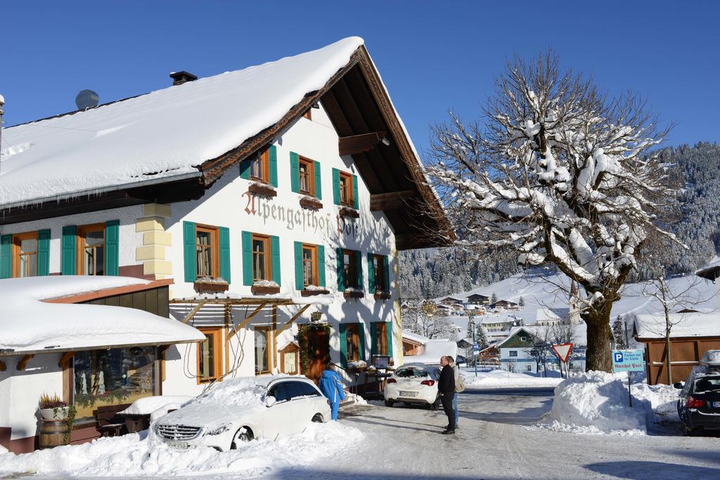 Alpengasthof Zur Post Schattwald Buitenkant foto